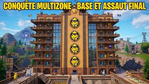 Multi-zone conquest: base and final assault