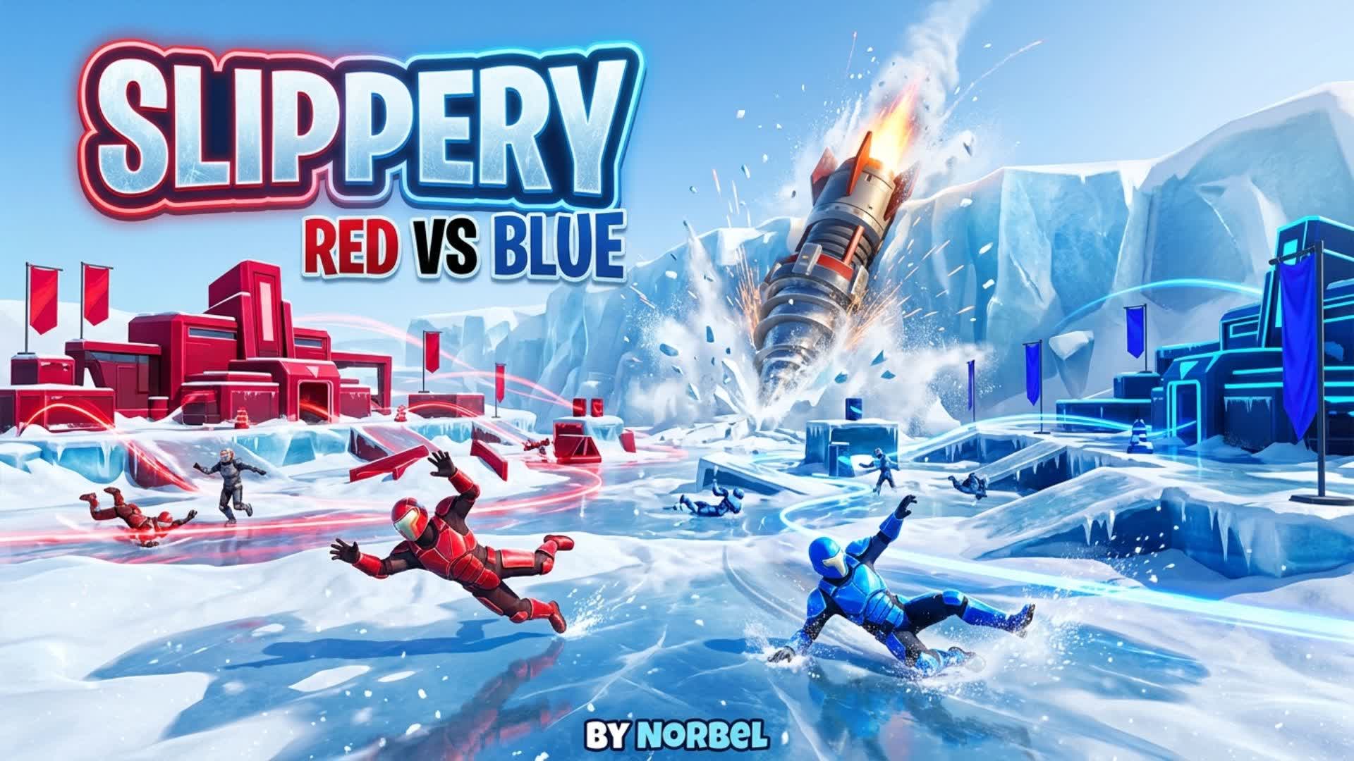 RED VS BLUE SLIPPERY