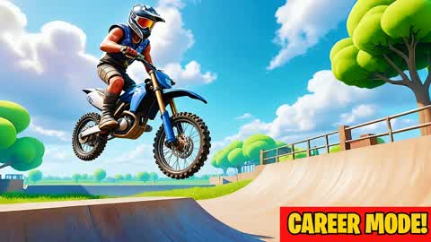 DIRT BIKE MOTO X 🏍️FREESTYLE SKATE PARK