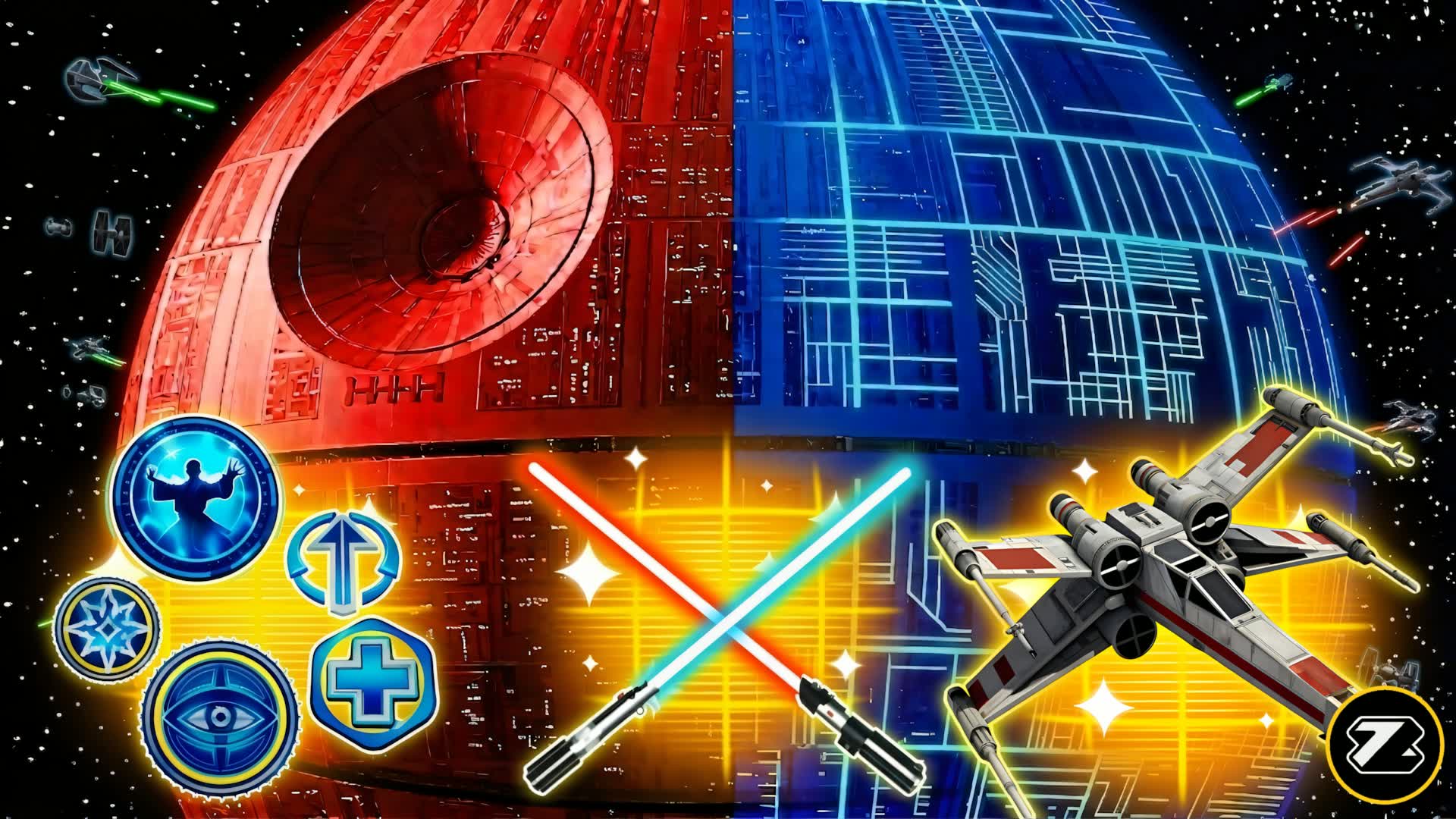 STARWARS 赤対青🔴🔵 武器100以上🔫