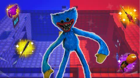 WILD HUGGY WUGGY -  RED VS BLUE🔴🔵