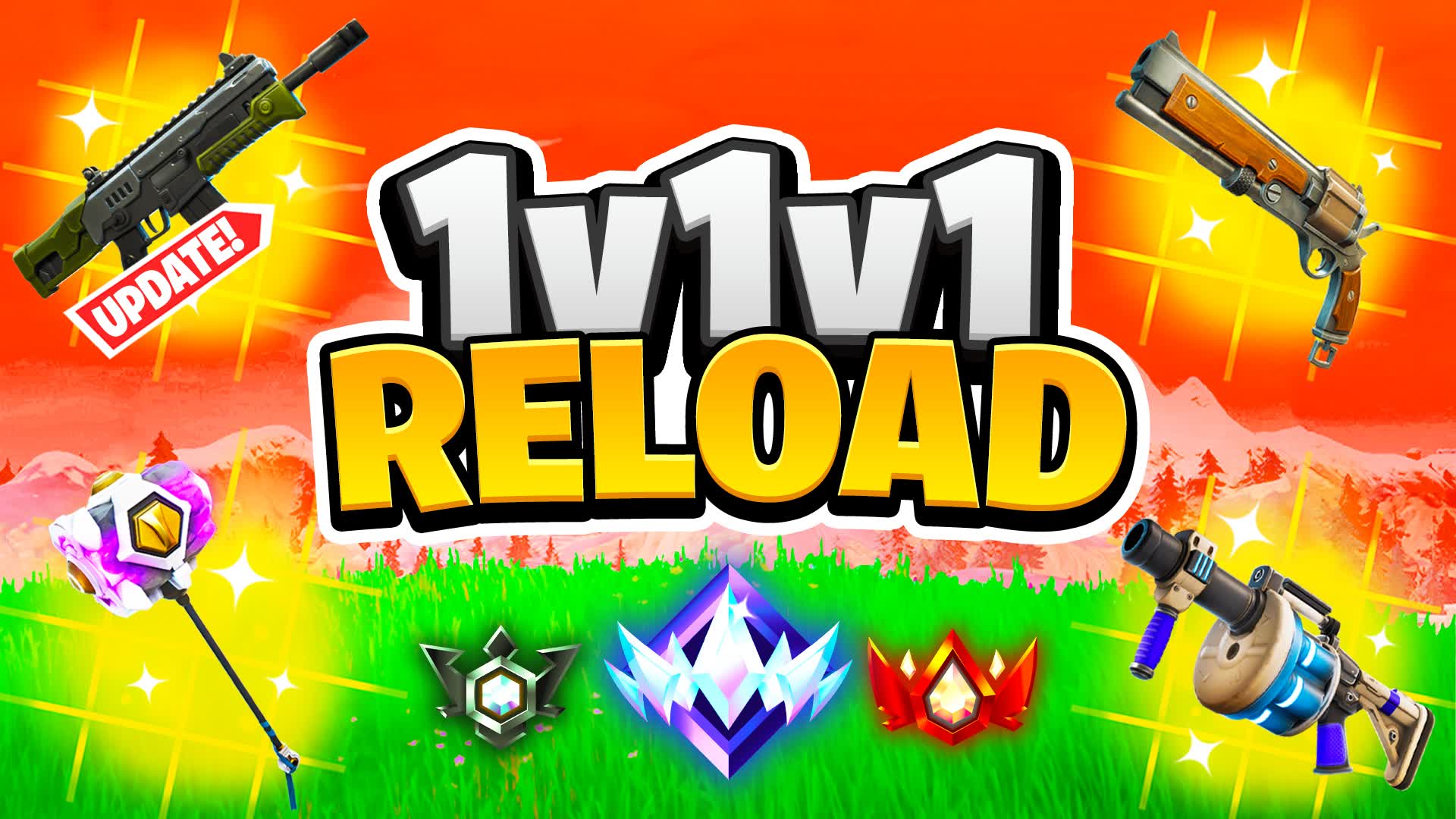 Realistic 1v1v1 Reload FFA