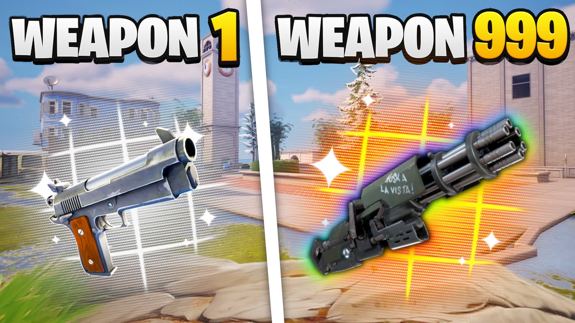 CHAOS TILTED ISLAND - GUN GAME