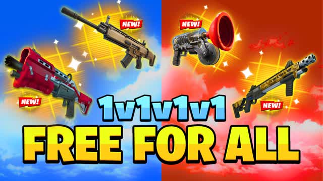 1v1v1v1 FREE FOR ALL FFA