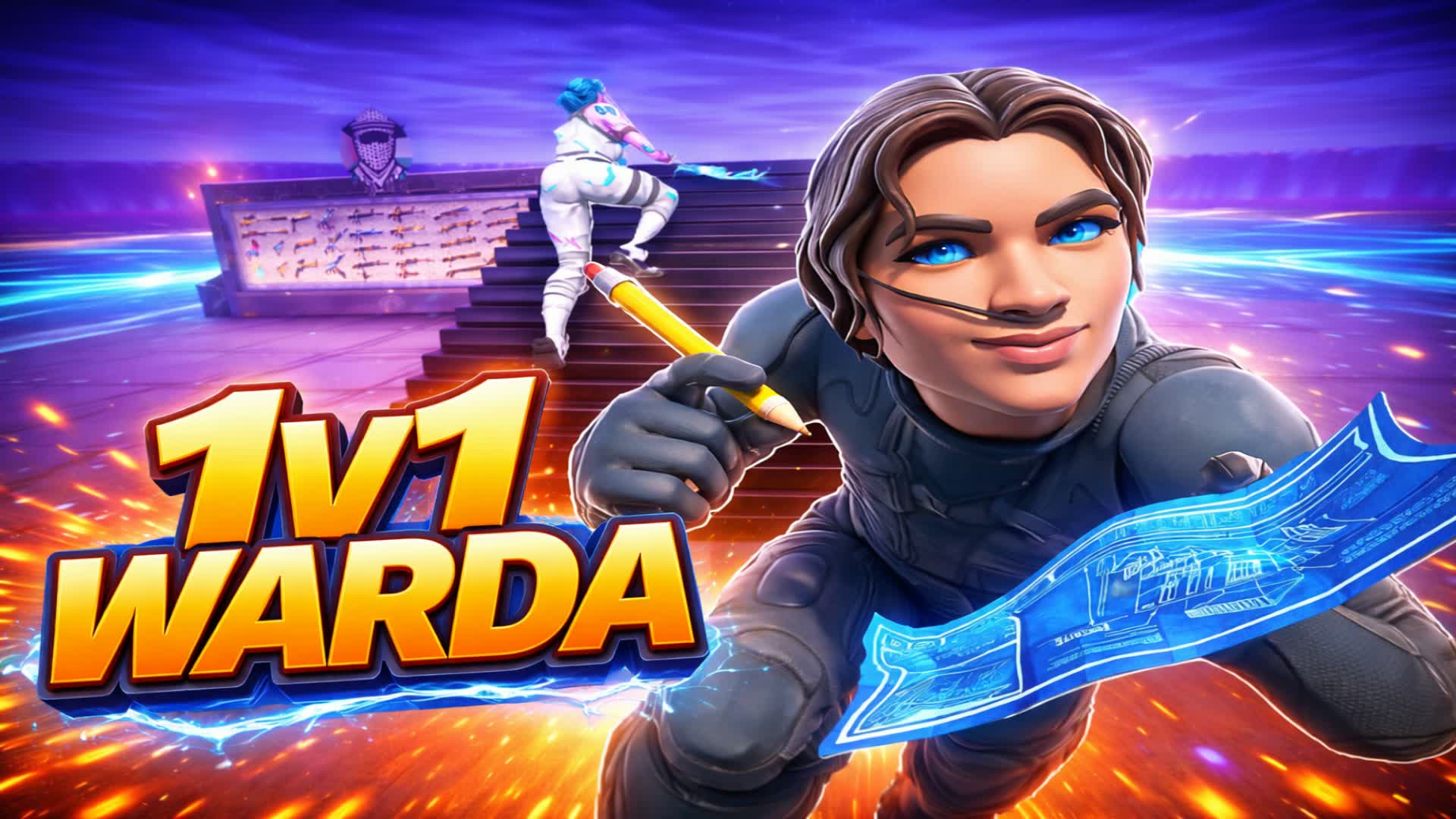 1対1の建築バトル！　WARD