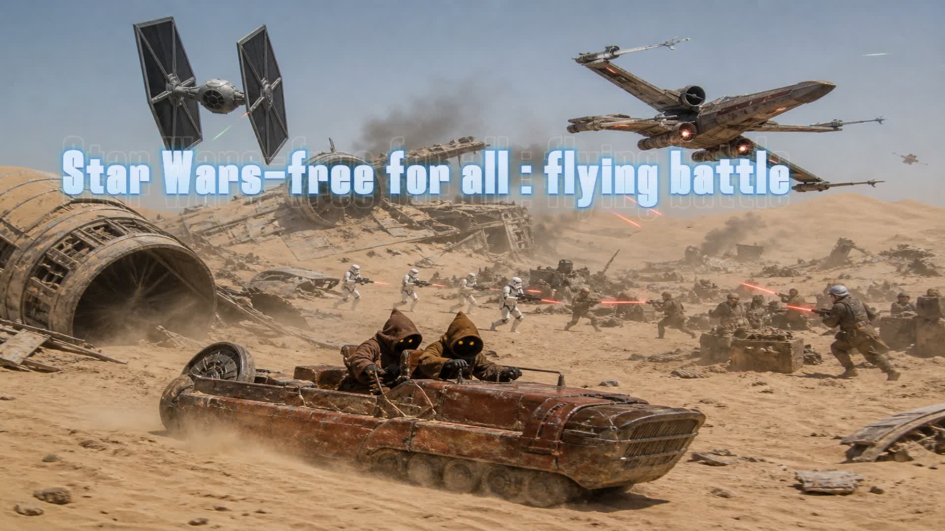 Star wars free for all - flying battle