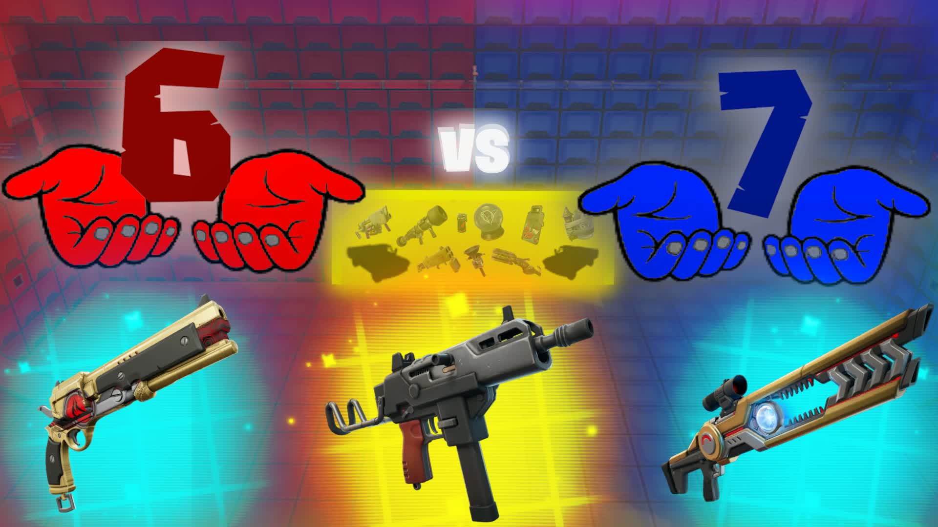 BIG 6 VS 7 [ 67 ] 🔴🔵