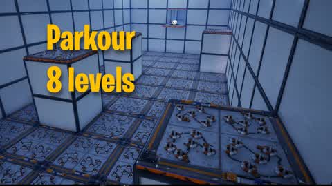 8 levels hard parkour