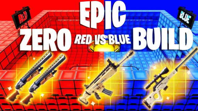 EPIC RED VS BLUE ZEROBUILD🔴🔵