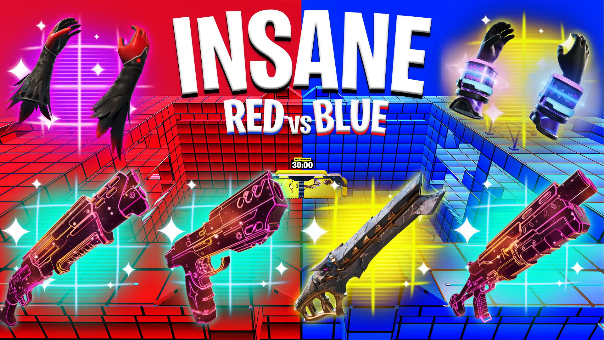 INSANE TMNT RED VS BLUE🔴🔵
