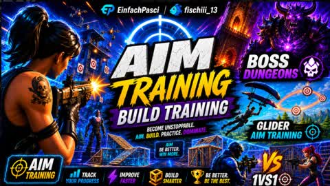 Trainings Map • Glider Aim • FFA • 1vs1