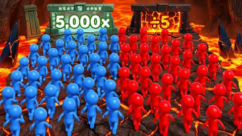 RED VS BLUE 🔴🔵 GIANT