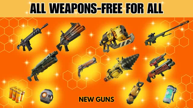 FREE FOR ALL-SUPER-NEW GUNS