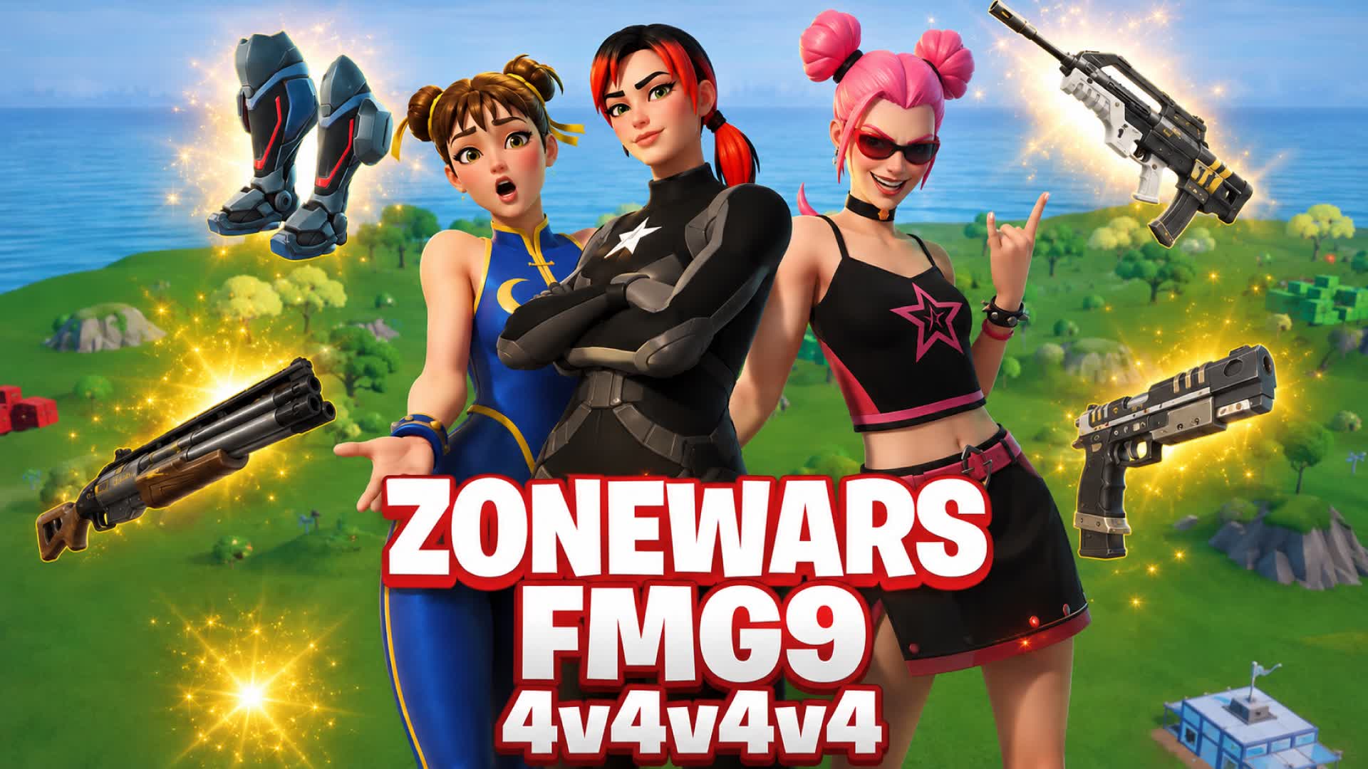 💫4V4V4V4💫ZONEWARS💫FMG9