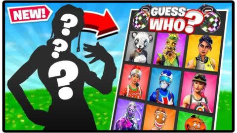 GUESS THE FORTNITE SKINS🔎 FUNNY PARKOUR