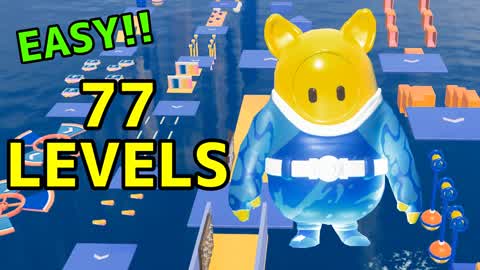 FALL GUYS 77 LEVEL DEATHRUN