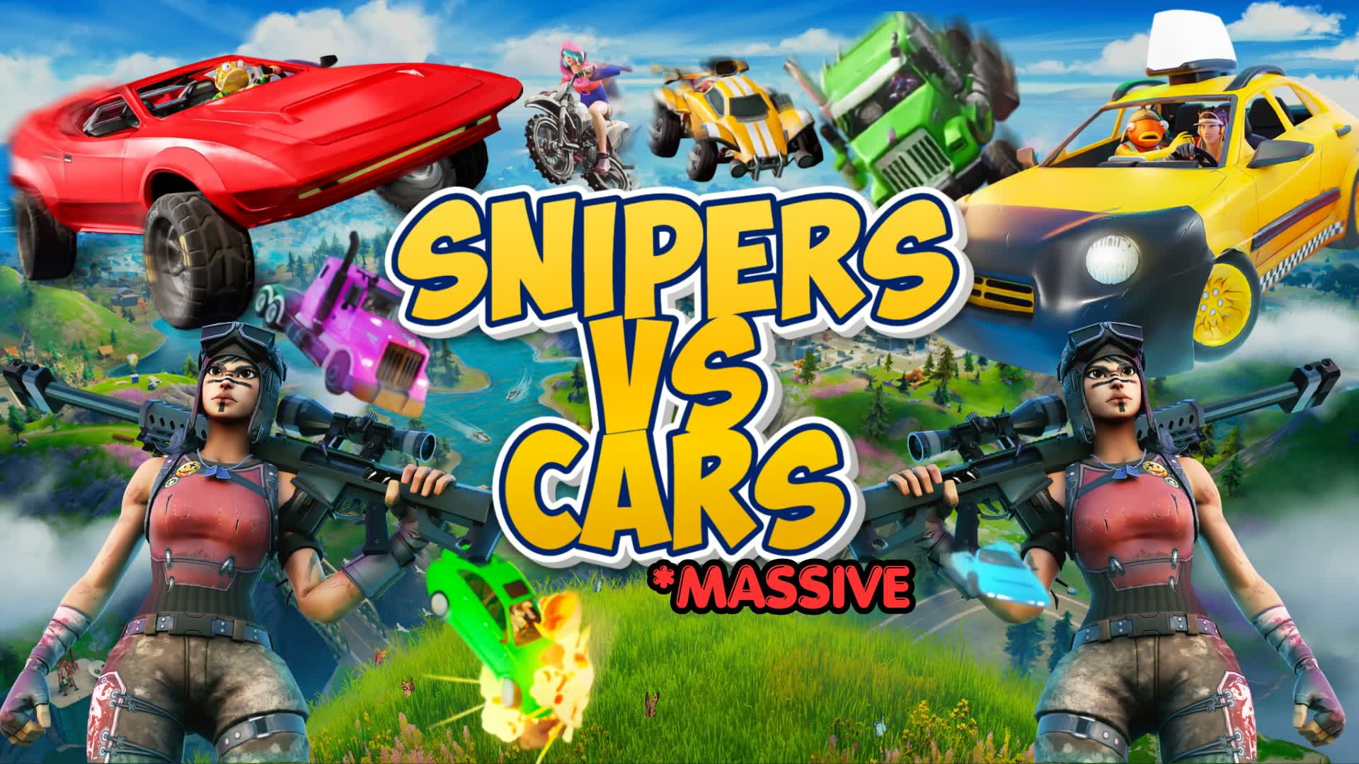 SNIPERS VS CARS (MASSIVE)
