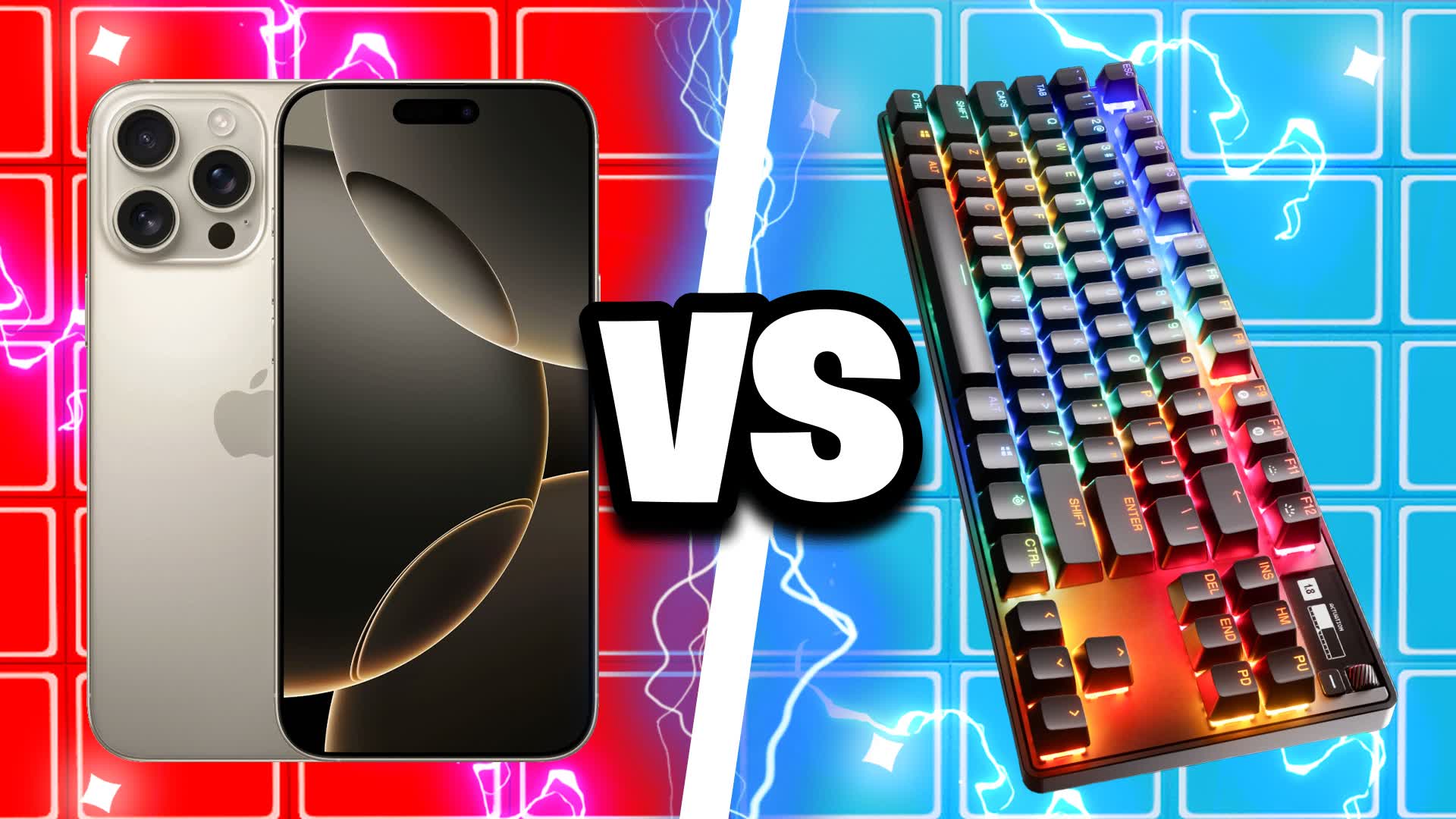 PHONE VS PC RED VS BLUE🔴🔵