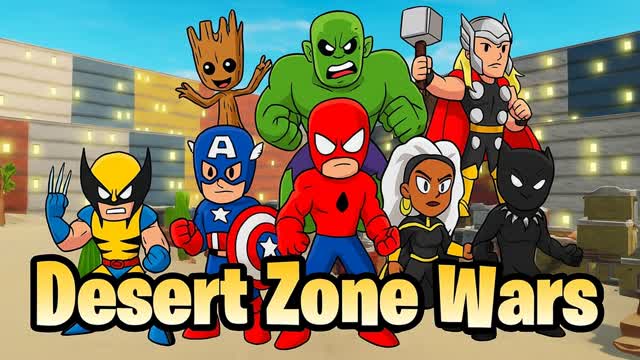 Desert Zone Wars Superheroes