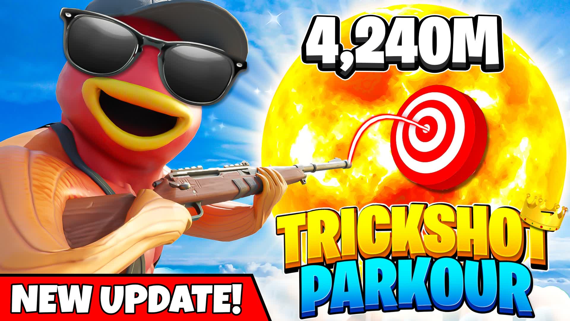 🏝️ COOL TRICK SHOT PARKOUR 🔥