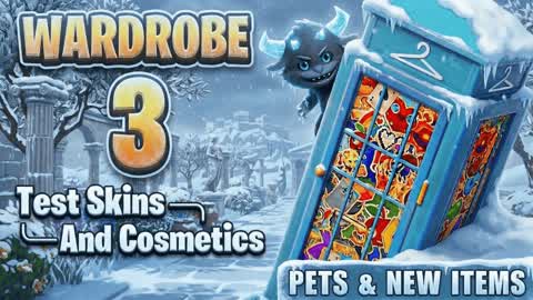 WARDROBE 3 👕 TEST SKINS, OUTFIT, LOCKER