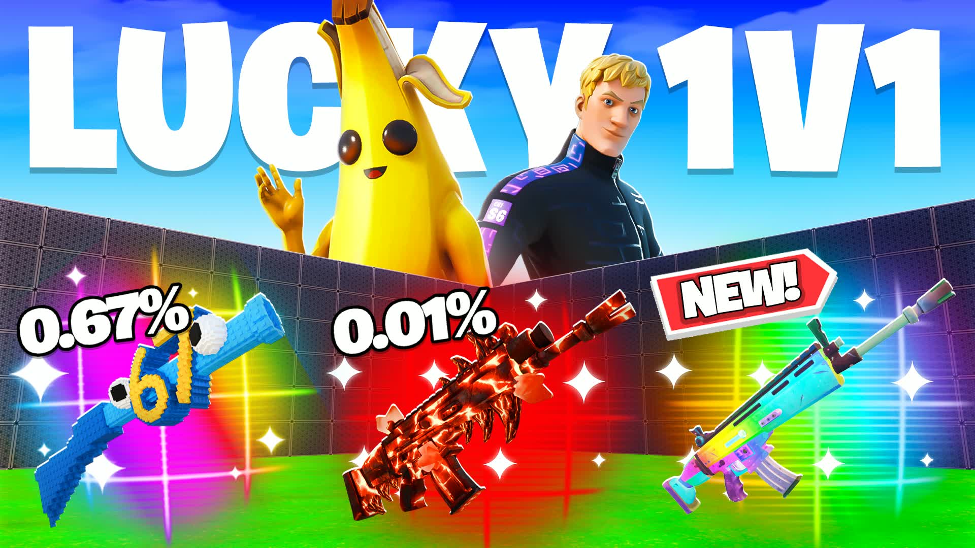 LUCKY 1V1 WITH EVERY GUN