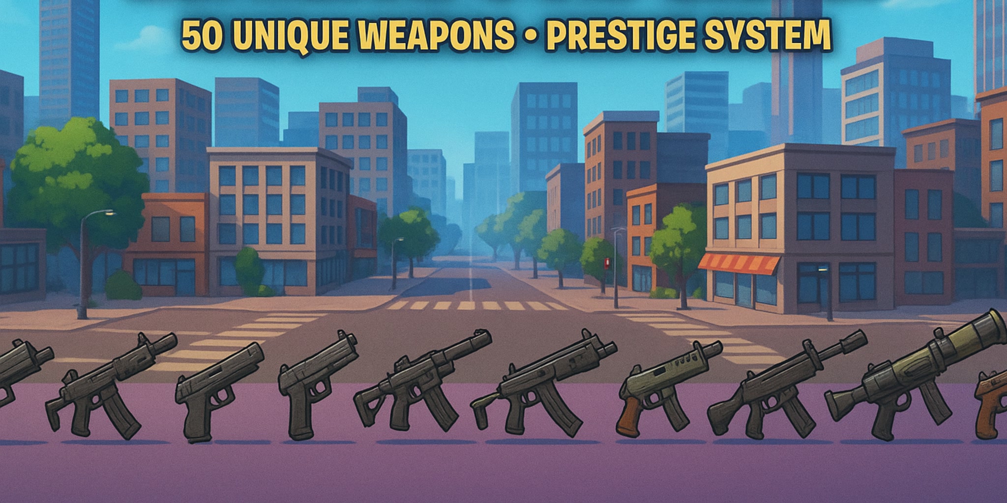🔫 FFA Infinite City Gun Game