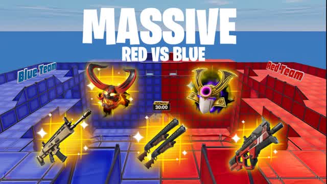 MASSIVE RED VS BLUE 🔴🔵
