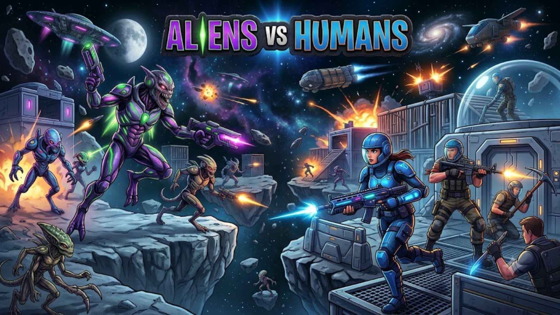 🛸 ALIENS VS HUMANS 2.0 🛸