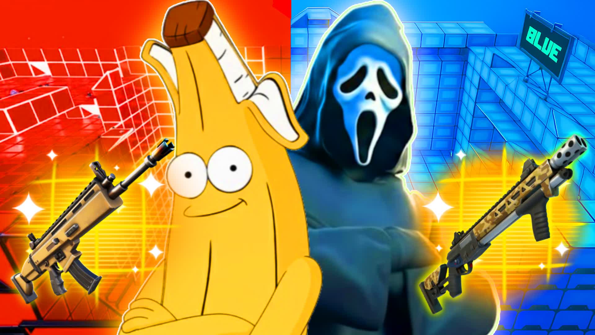 CRAZY BANANA RED VS BLUE🔴🔵REAPERTALAL! 0467-0693-4233 by