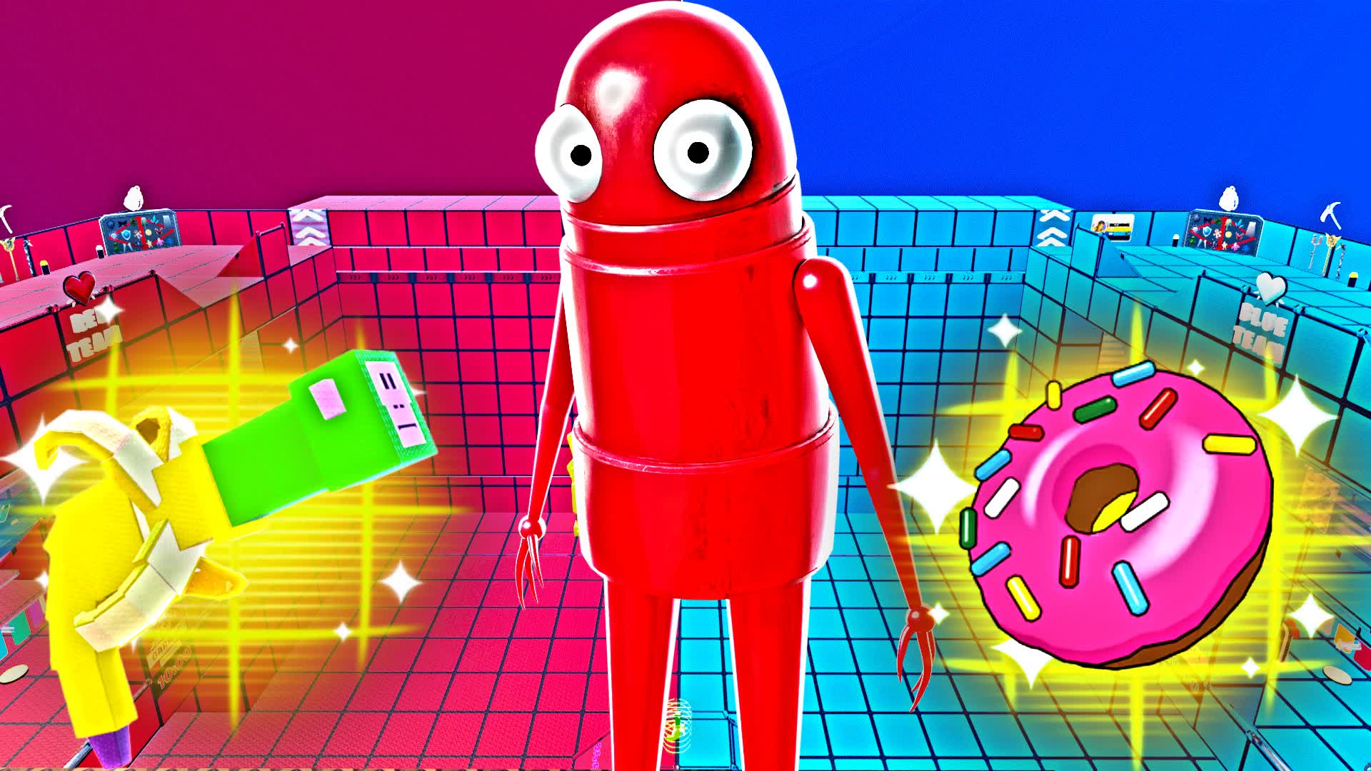 CRAZY KPOP DEMON HUNTER RED VS BLUE 🔴🔵