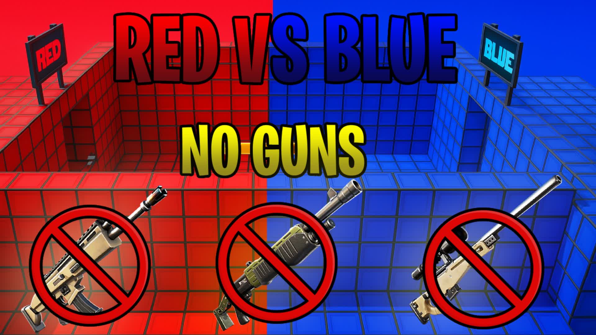 🔴 Red Vs Blue 🔵 - 🔫No Guns🚫