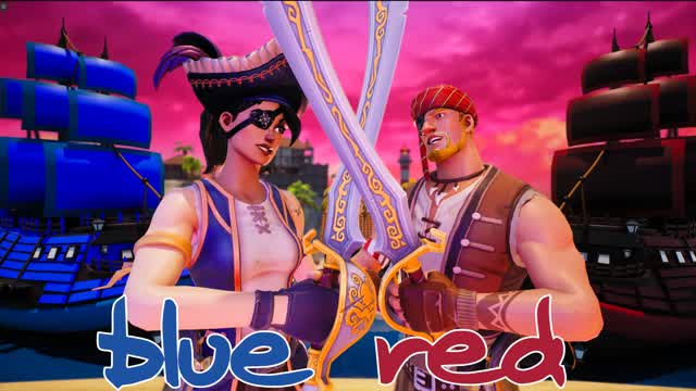 🔴25vs25🔵 Pirate Invasion