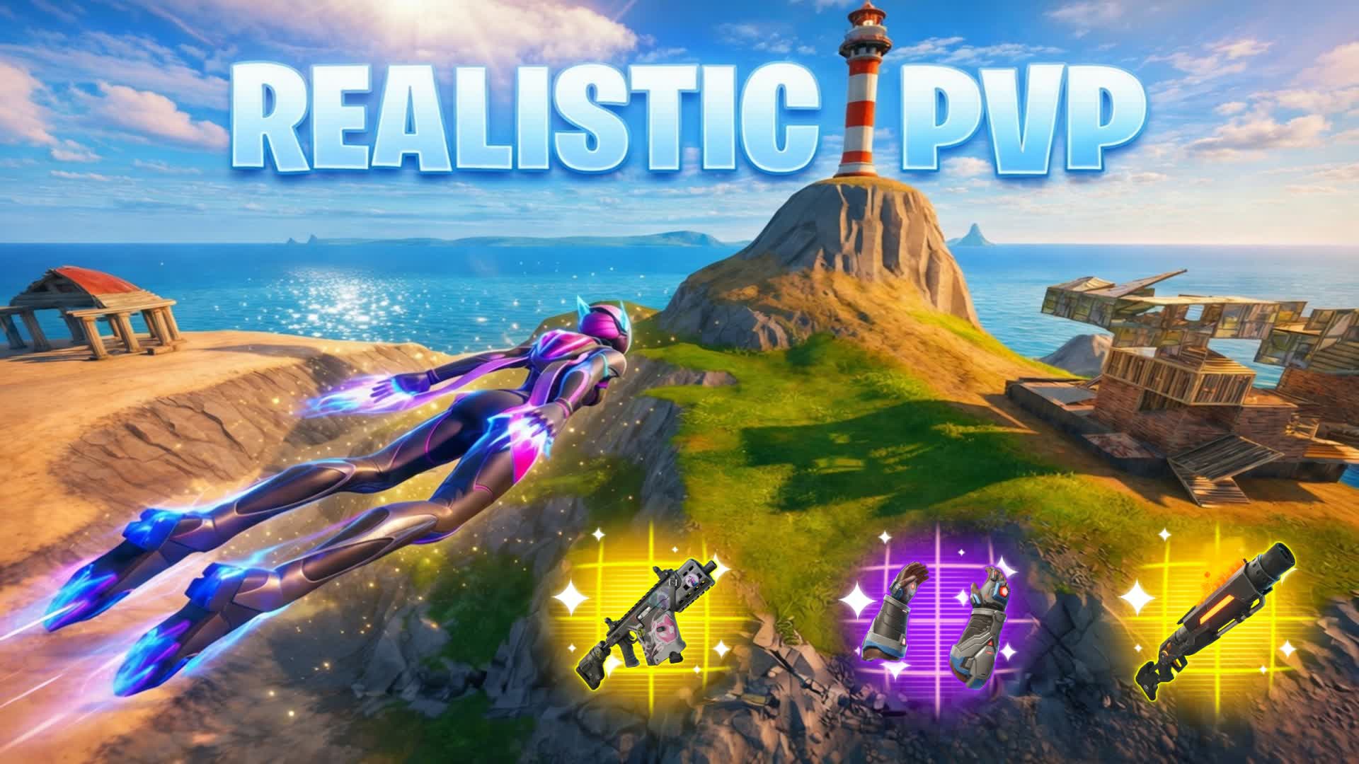 REALISTIC PVP 💀 AIM + BUILD (FFA)
