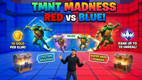 TMNT Madness Red vs Blue! 🔴🔵