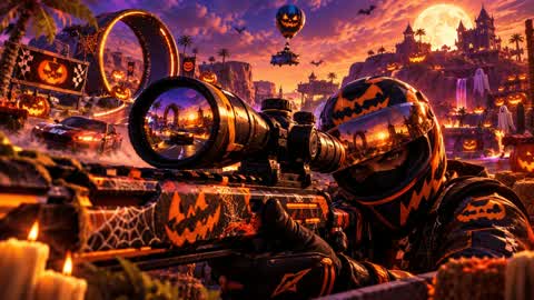 🎃DRIVE GUN GAME🚗HORROR ONE SHOT M4R💀