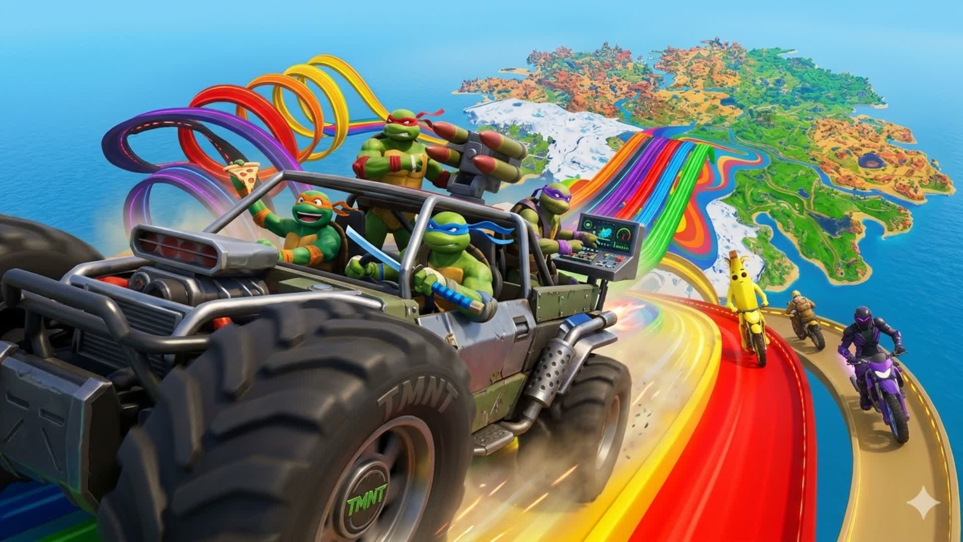 🚗タートルズカーゲーム 🕹️ウォー・オブ・ガンズ・アンド・カーズ