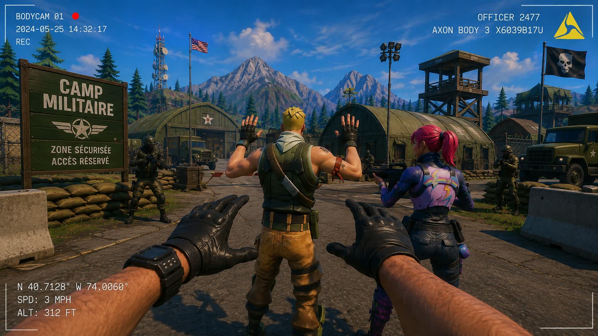 body cam 3.0 gungame 2026 — Fortnite island 8881-8940-8680 by securite de xsam