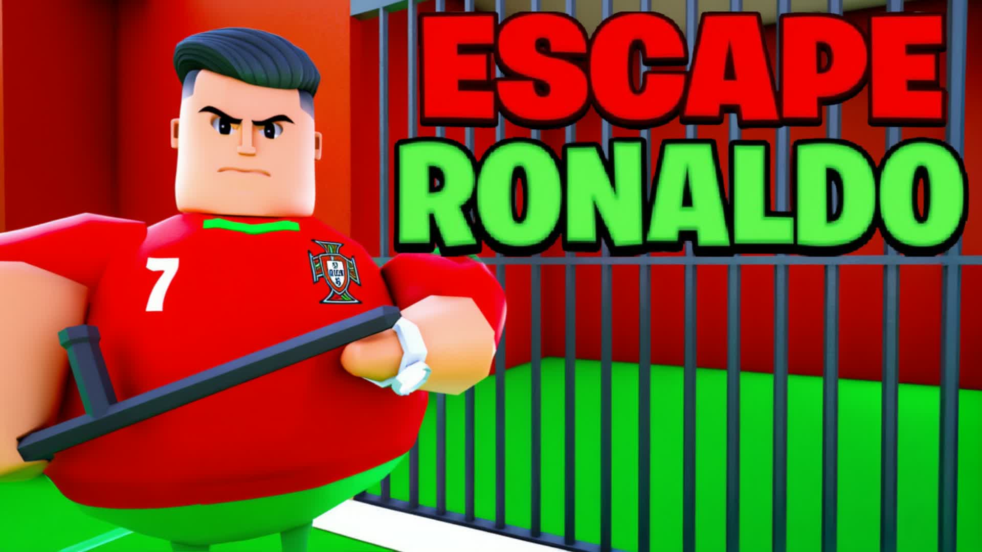 ⚽ ESCAPE RONALDO ⚽ PRISON OBBY