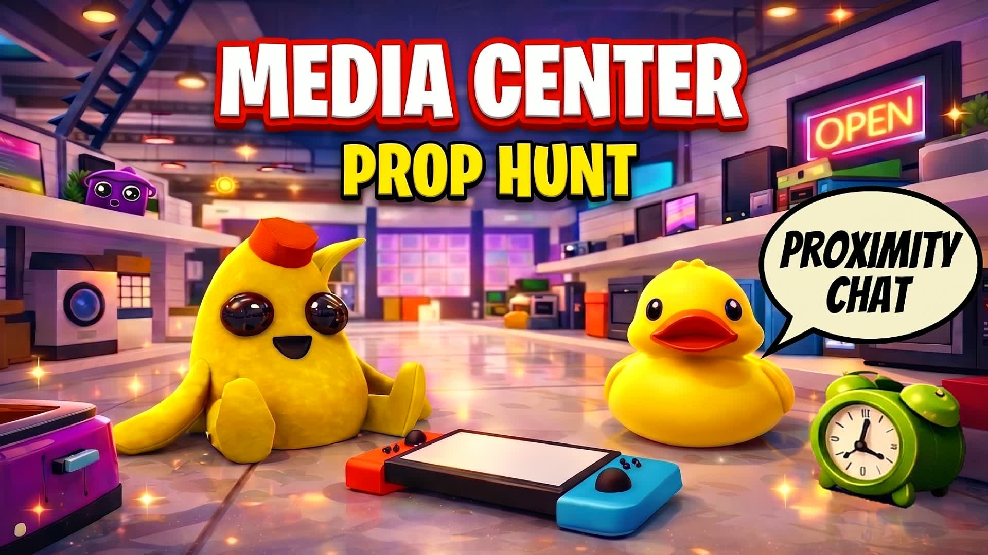 CACHE CACHE 💻 MEDIA CENTER PROP HUNT