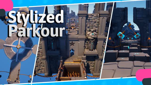 Fall Guys Stylized Parkour