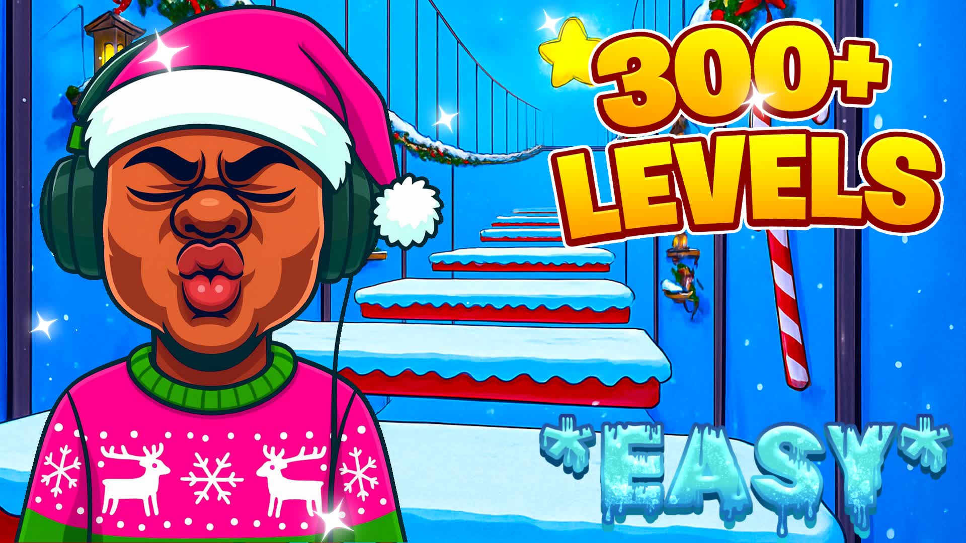 ❄️ SPEED EASY PARKOUR 300+ ❄️
