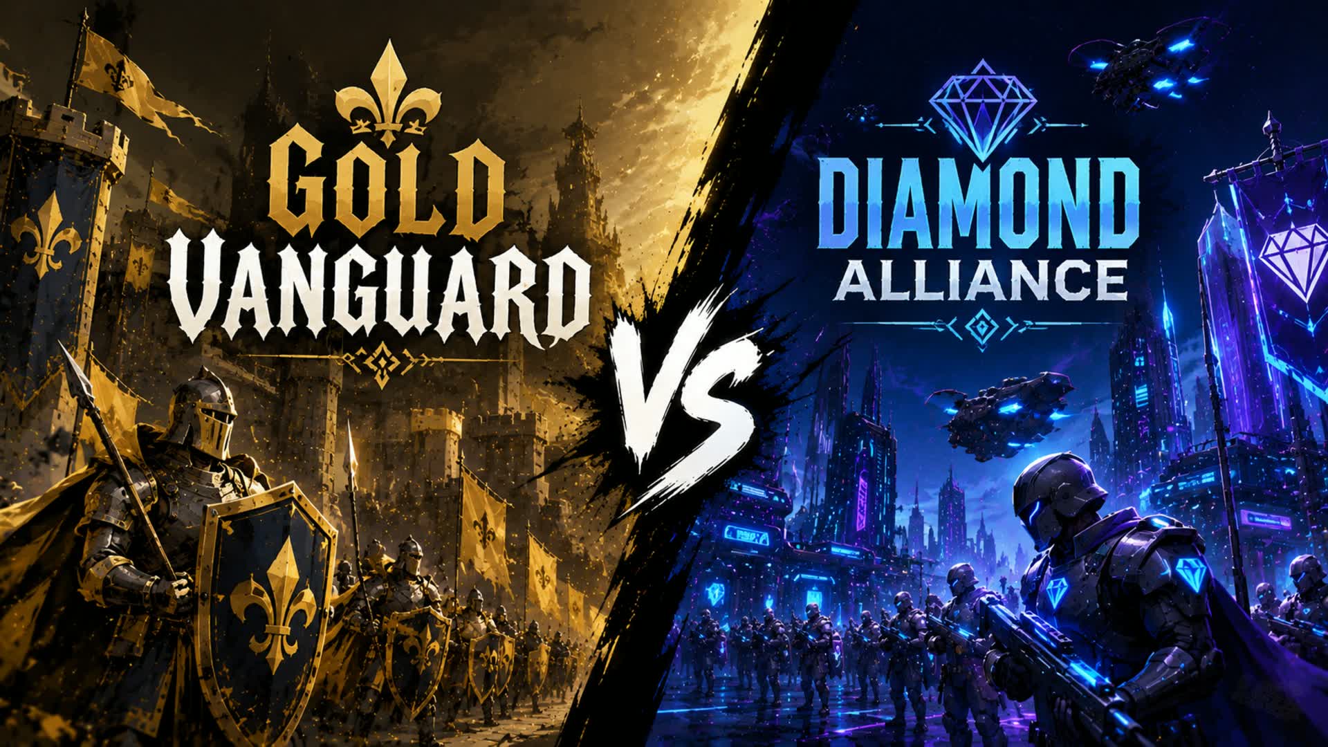 ⚜️ GOLD VANGUARD VS DIAMOND ALLIANCE 💎