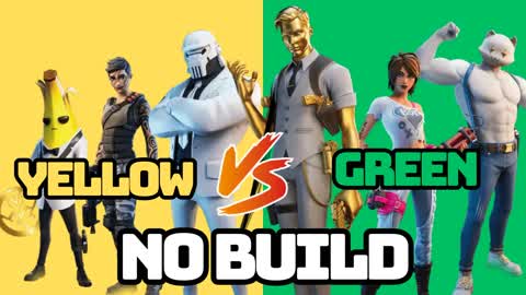Yellow VS Green NoBuild ❌🧱