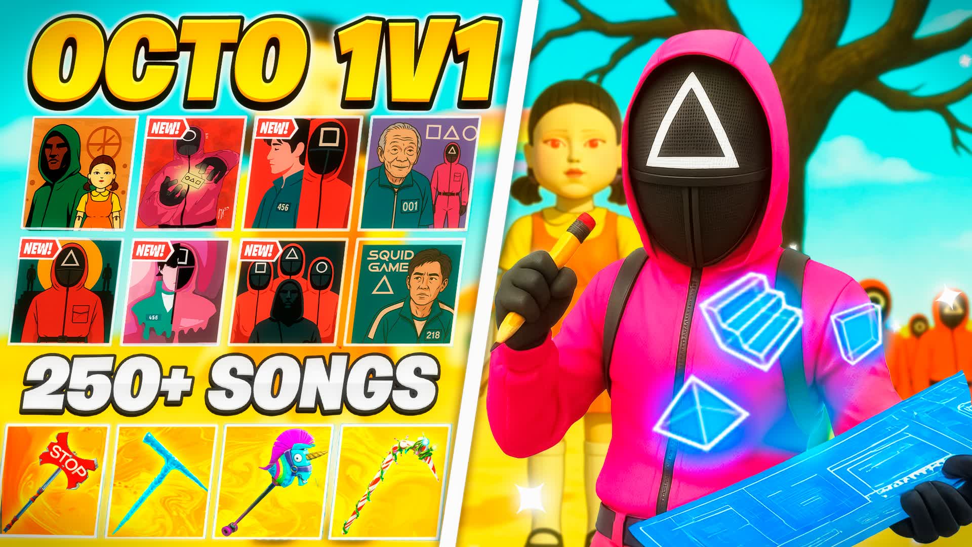 OCTO 1V1 🎯 500+ SONGS ✨ ALL GUNS 🔫
