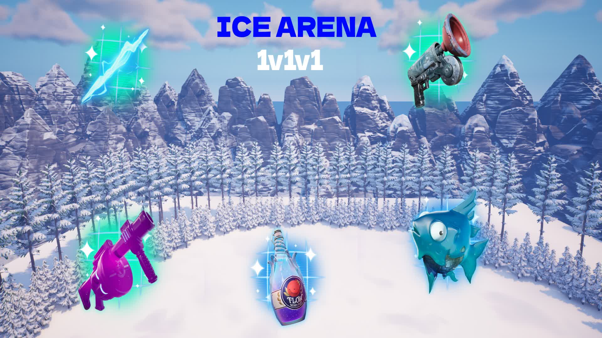 ❄️🔥ICE ARENA 1V1V1 – FFA RELOAD ❄️🔥