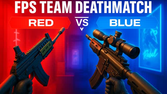 Capture 1 – Red vs Blue Team Deathmatch FPS Game