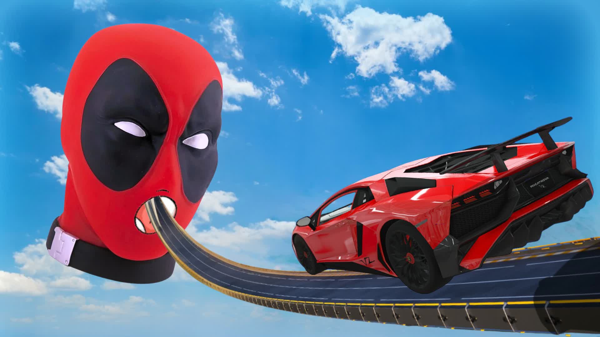 😂 CAR RIDE INTO DEADPOOL 😂 4150-0717-0492 di dreamforge - Fortnite