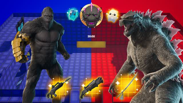 GODZILLA RED VS BLUE 🔴🔵