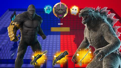 GODZILLA RED VS BLUE 🔴🔵